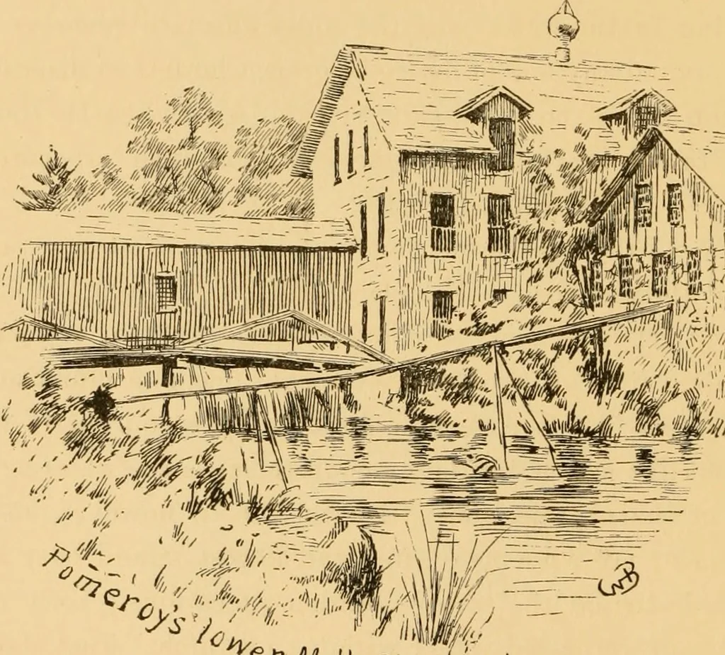 An illustration from Boating trips on New England rivers, 1884, leaf 69