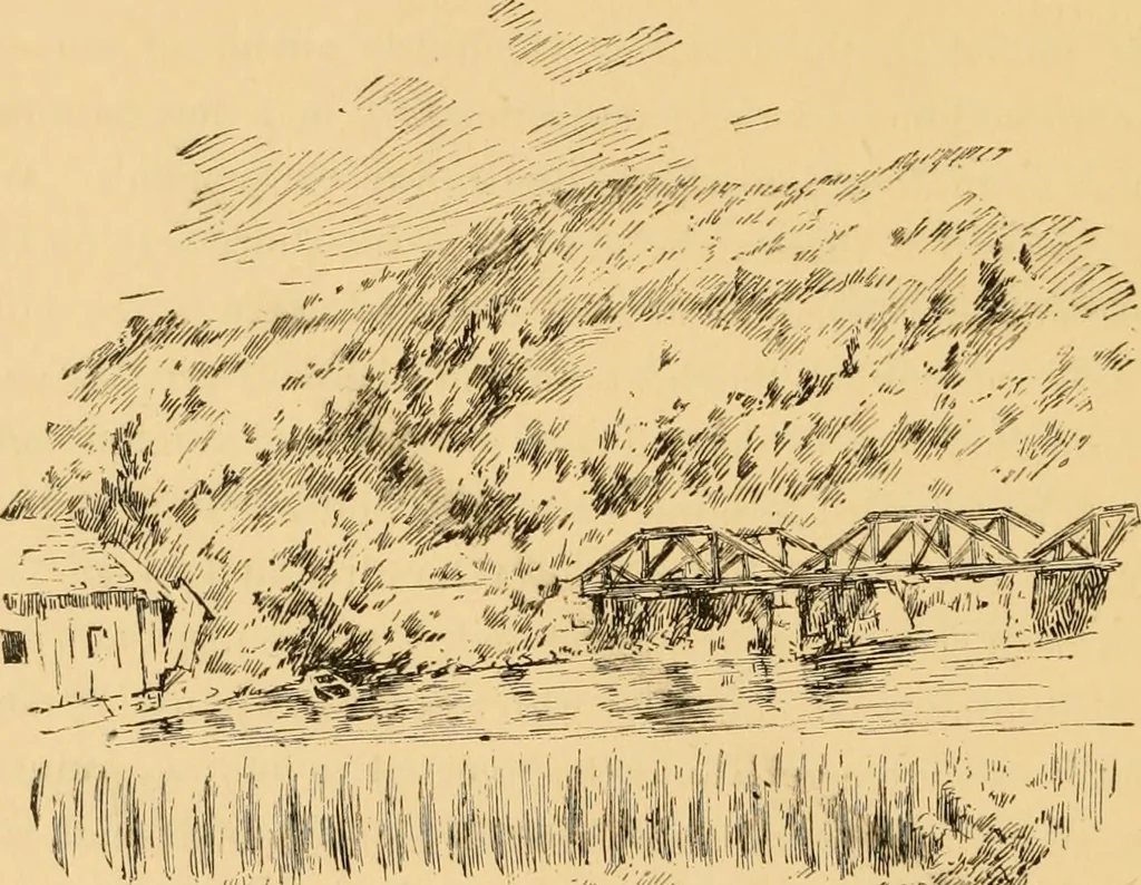 An illustration from Boating trips on New England rivers, 1884, leaf 77