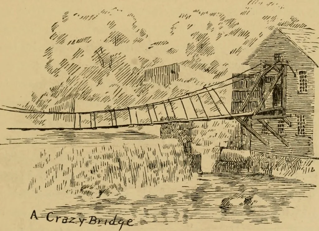 An illustration from Boating trips on New England rivers, 1884, leaf 98