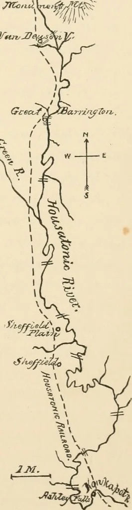 An illustration from Boating trips on New England rivers, 1884, leaf 102