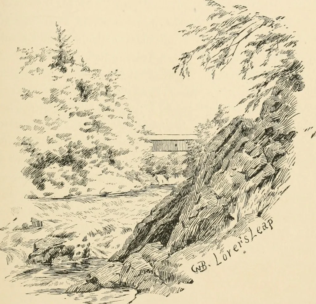 An illustration from Boating trips on New England rivers, 1884, leaf 120