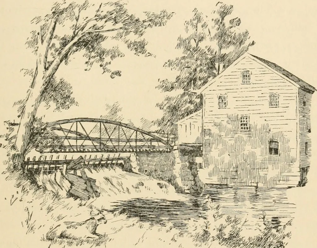 An illustration from Boating trips on New England rivers, 1884, leaf 144