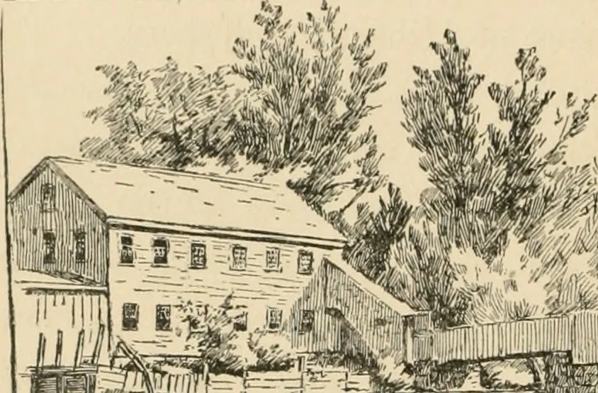 An illustration from Boating trips on New England rivers, 1884, leaf 167