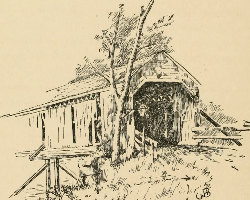 An illustration from Boating trips on New England rivers, 1884, leaf 171