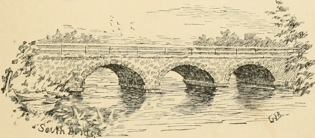 An illustration from Boating trips on New England rivers, 1884, leaf 36
