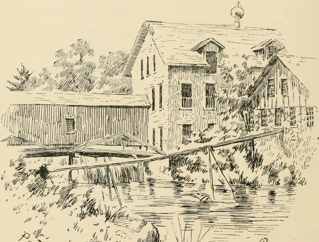 An illustration from Boating trips on New England rivers, 1884, leaf 69