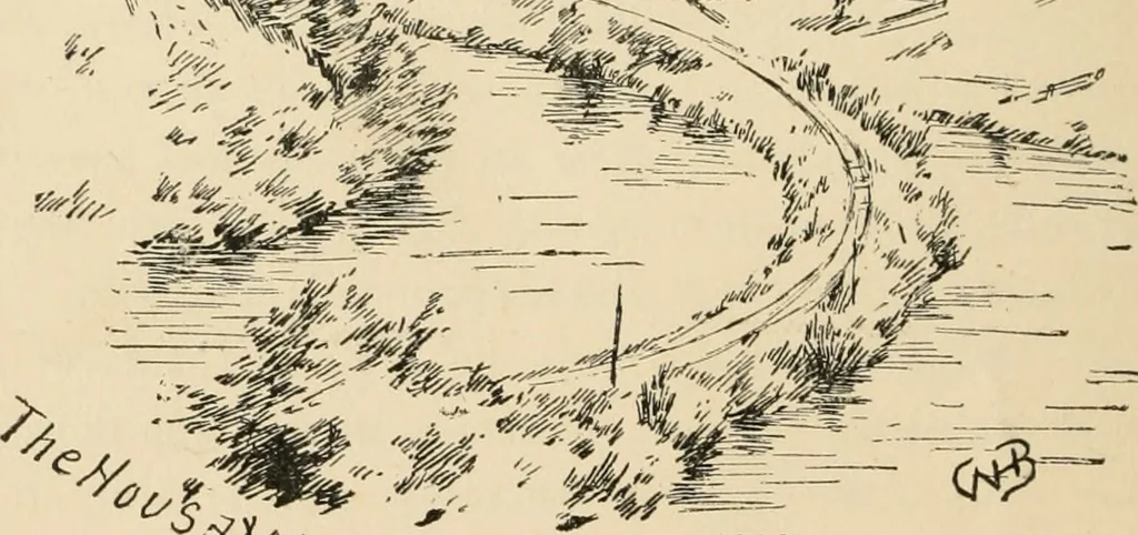 An illustration from Boating trips on New England rivers, 1884, leaf 81