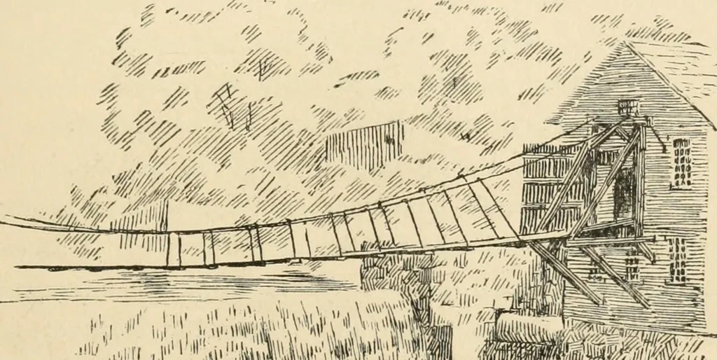 An illustration from Boating trips on New England rivers, 1884, leaf 98