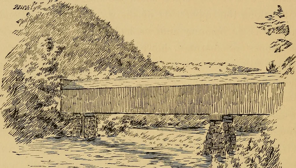 An illustration from Boating trips on New England rivers, 1884, leaf 111