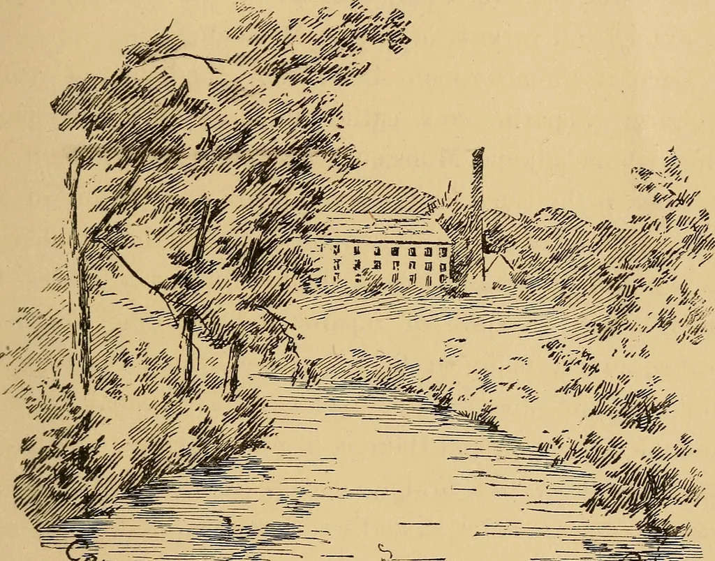 An illustration from Boating trips on New England rivers, 1884, leaf 138