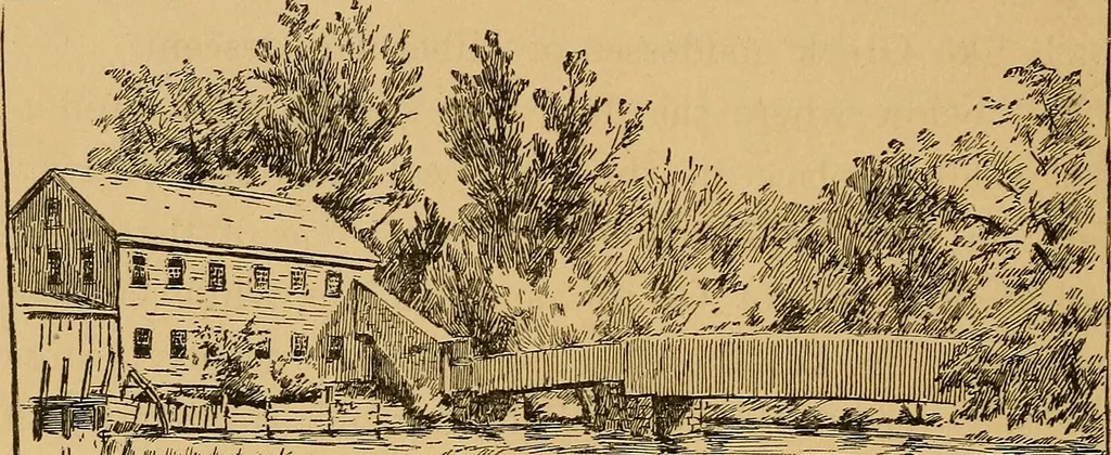 An illustration from Boating trips on New England rivers, 1884, leaf 167