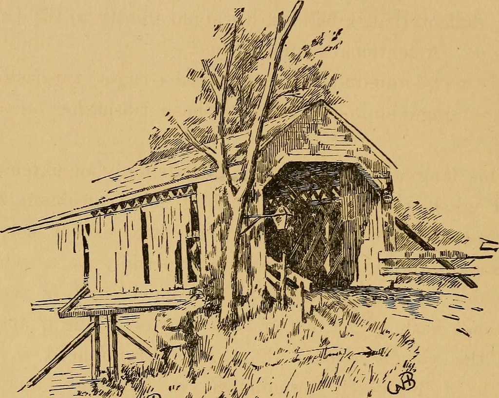 An illustration from Boating trips on New England rivers, 1884, leaf 171