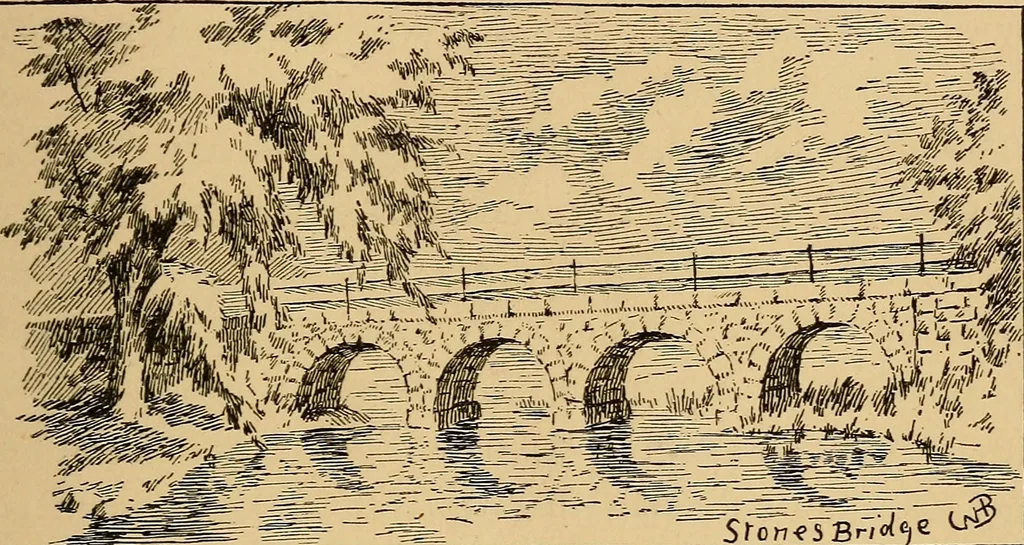 An illustration from Boating trips on New England rivers, 1884, leaf 30