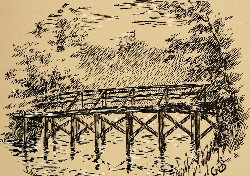 An illustration from Boating trips on New England rivers, 1884, leaf 34