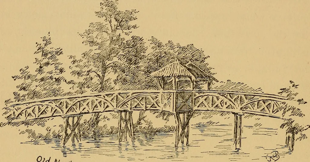 An illustration from Boating trips on New England rivers, 1884, leaf 45