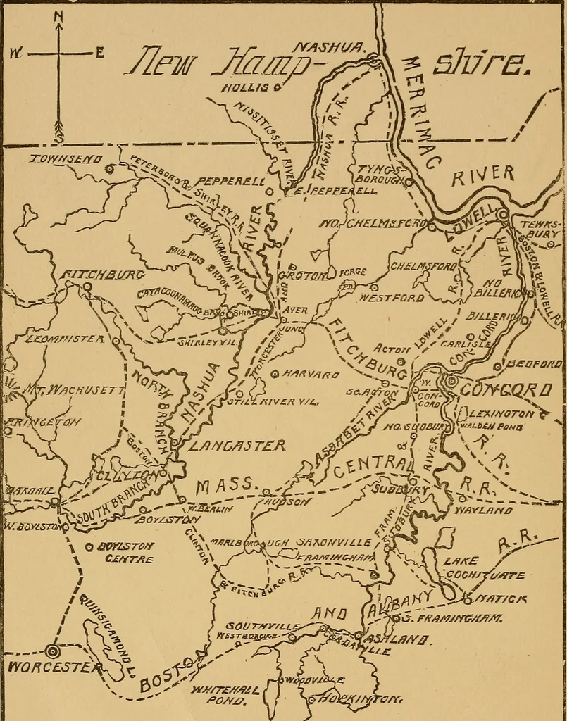 An illustration from Boating trips on New England rivers, 1884, leaf 7