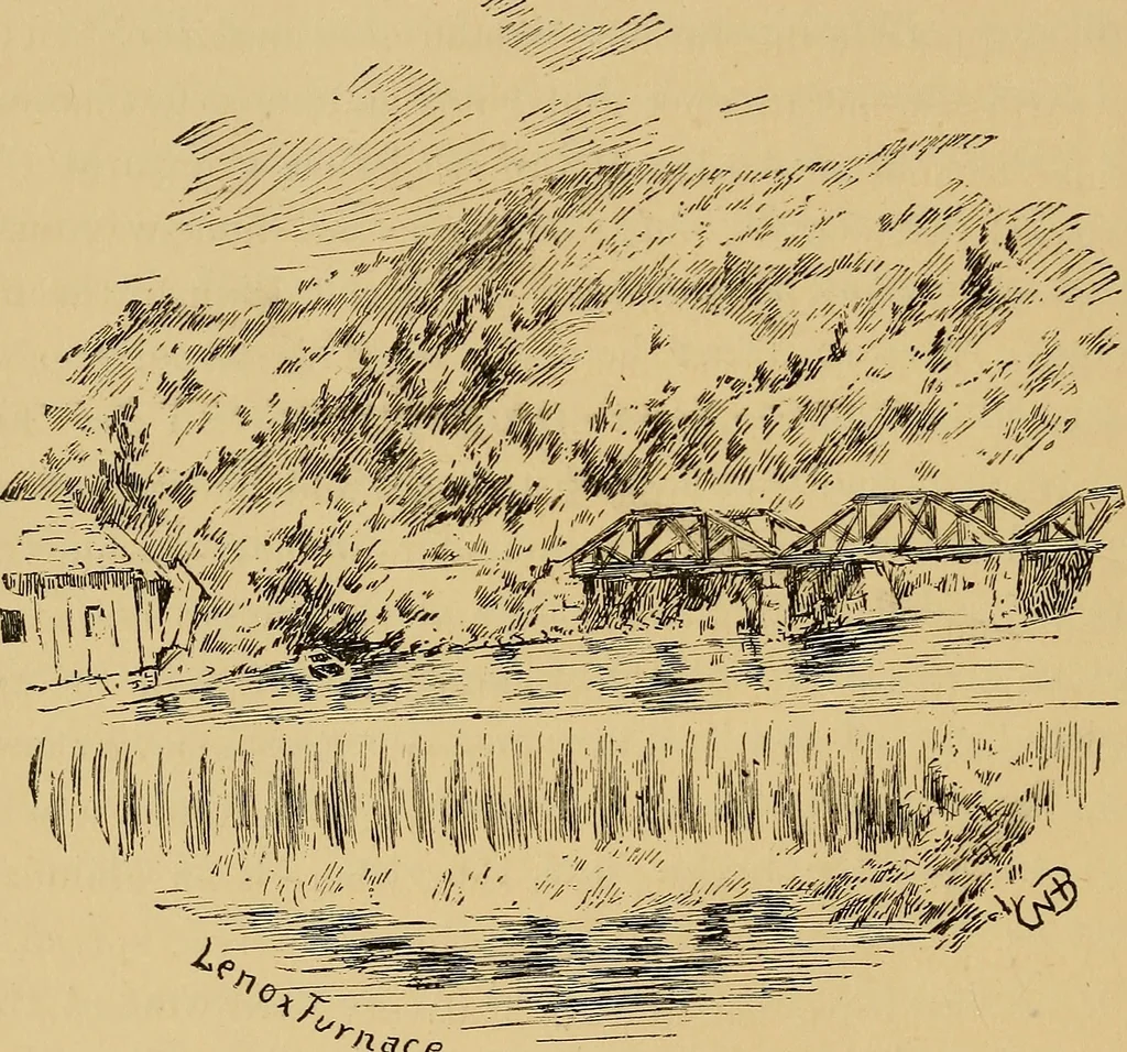 An illustration from Boating trips on New England rivers, 1884, leaf 77