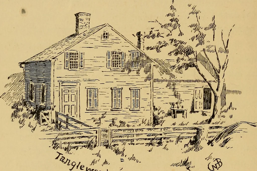 An illustration from Boating trips on New England rivers, 1884, leaf 83