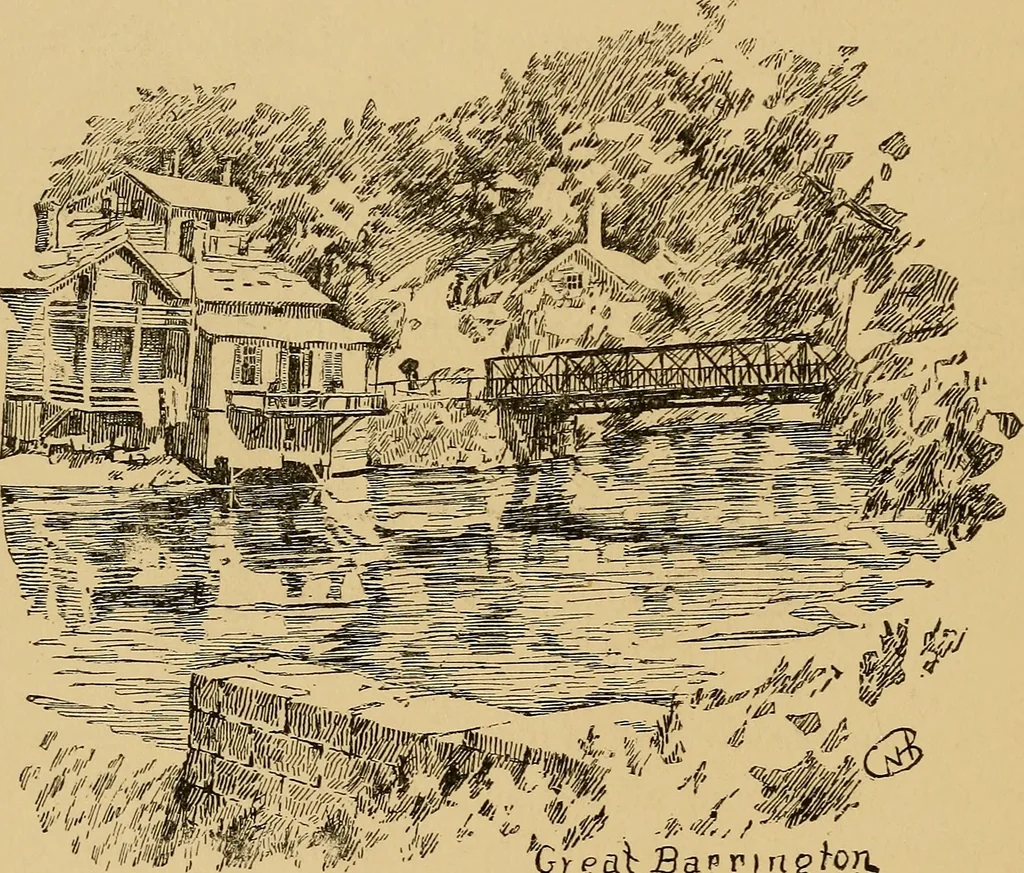 An illustration from Boating trips on New England rivers, 1884, leaf 97