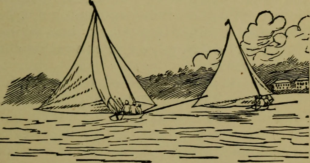 An illustration from Boat sailing in fair weather and foul, 1895, leaf 20