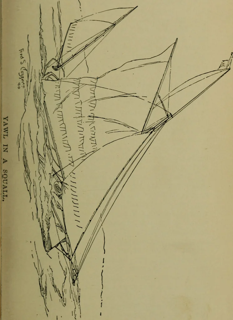 An illustration from Boat sailing in fair weather and foul, 1895, leaf 40