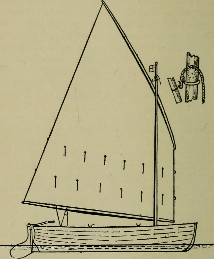 An illustration from Boat sailing in fair weather and foul, 1895, leaf 99