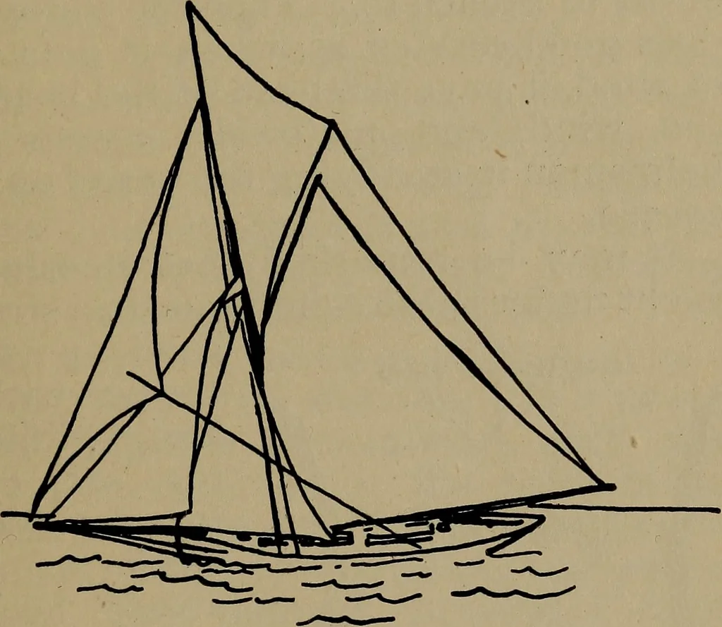 An illustration from Boat sailing in fair weather and foul, 1903, leaf 130
