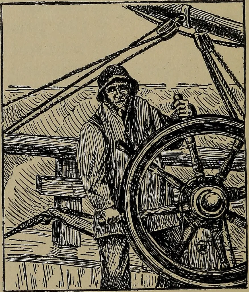 An illustration from Boat sailing in fair weather and foul, 1903, leaf 213