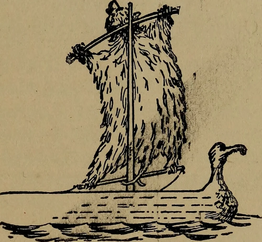 An illustration from Boat sailing in fair weather and foul, 1903, leaf 4