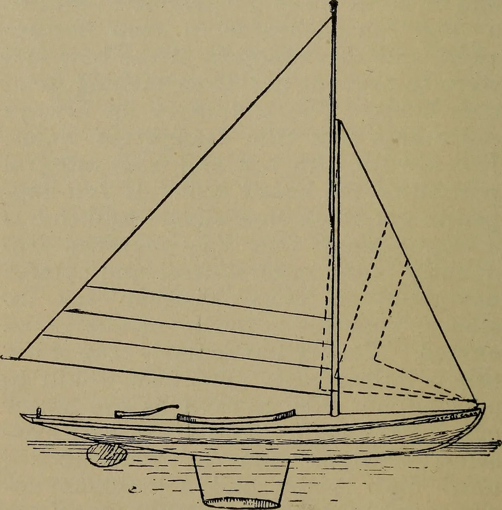 An illustration from Boat sailing in fair weather and foul, 1903, leaf 51