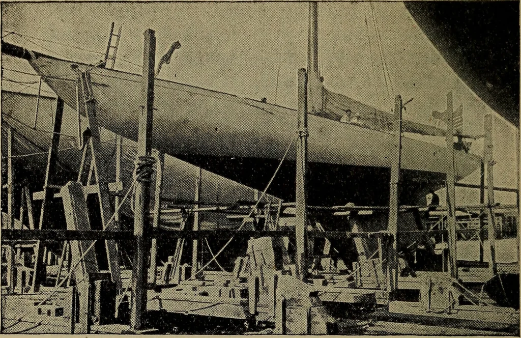 An illustration from Boat sailing in fair weather and foul, 1903, leaf 95