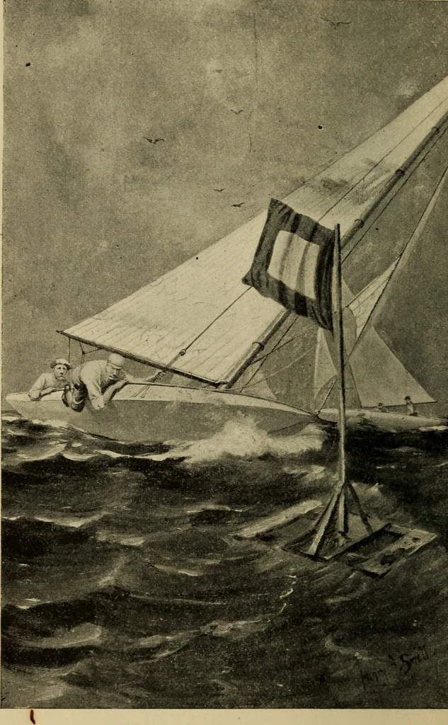 An illustration from Boat sailing in fair weather and foul, 1903, leaf 13
