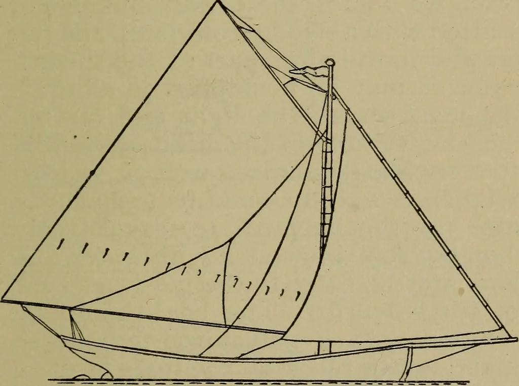 An illustration from Boat sailing in fair weather and foul, 1903, leaf 140