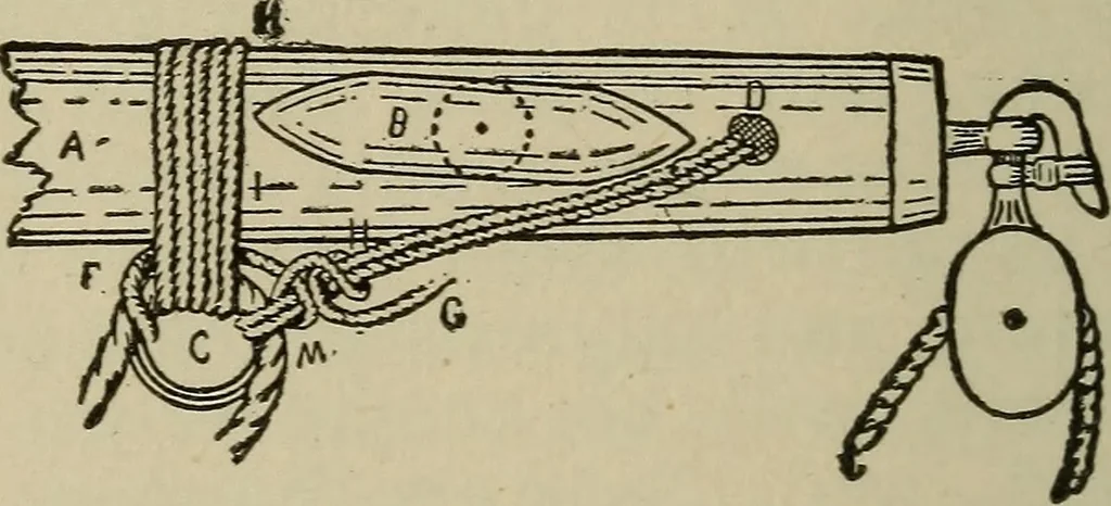 An illustration from Boat sailing in fair weather and foul, 1903, leaf 163