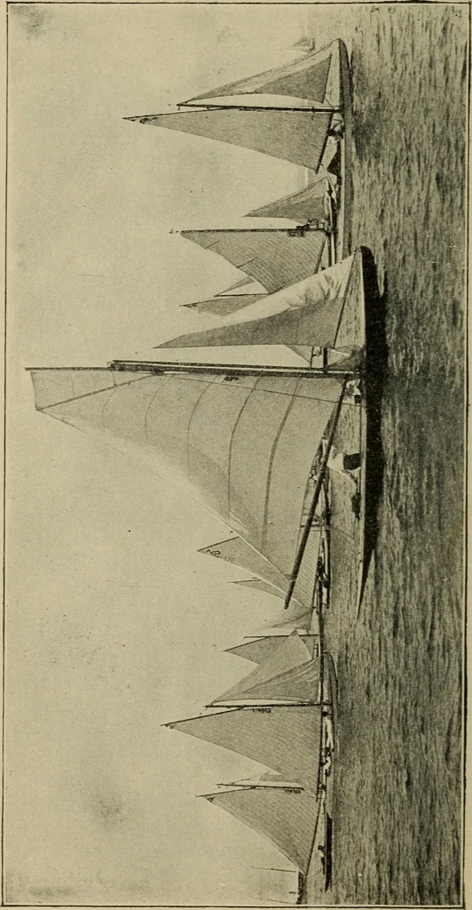 An illustration from Boat sailing in fair weather and foul, 1903, leaf 183