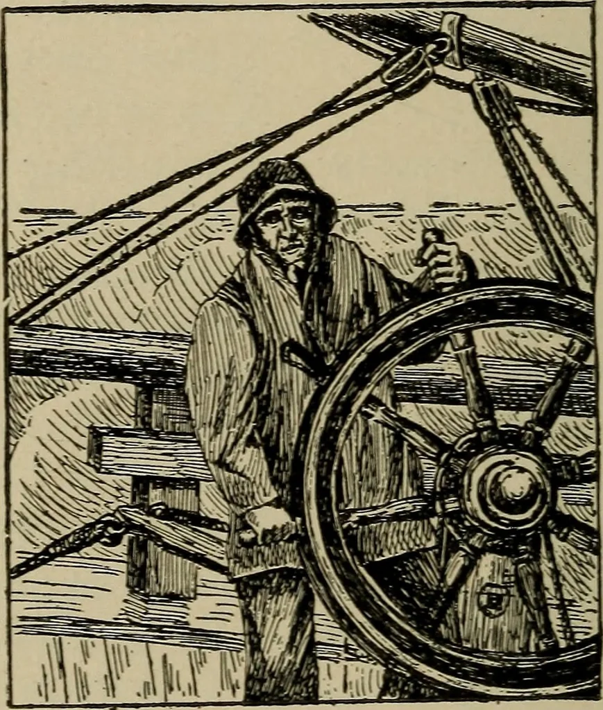 An illustration from Boat sailing in fair weather and foul, 1903, leaf 215