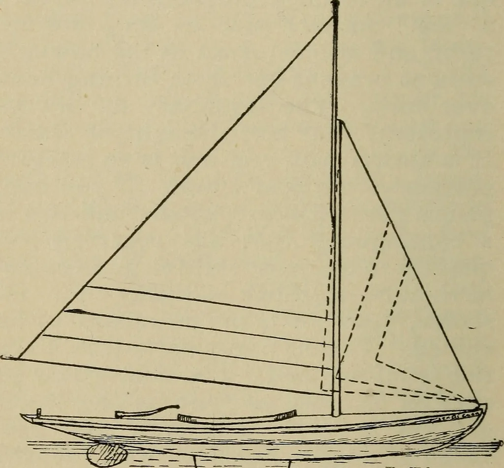 An illustration from Boat sailing in fair weather and foul, 1903, leaf 53