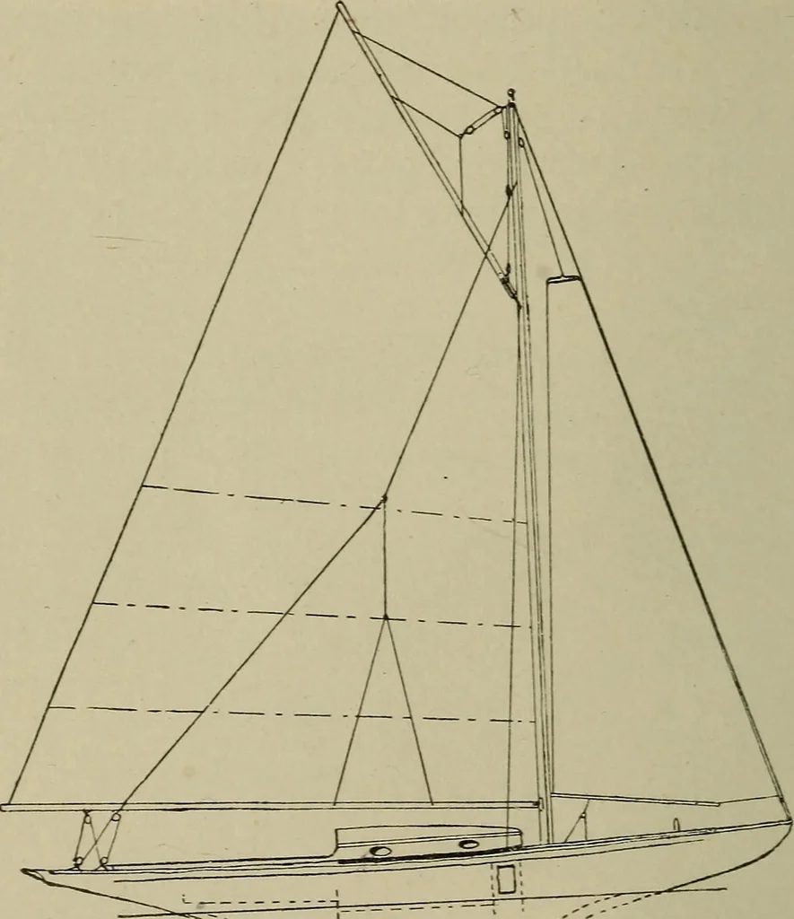 An illustration from Boat sailing in fair weather and foul, 1903, leaf 57