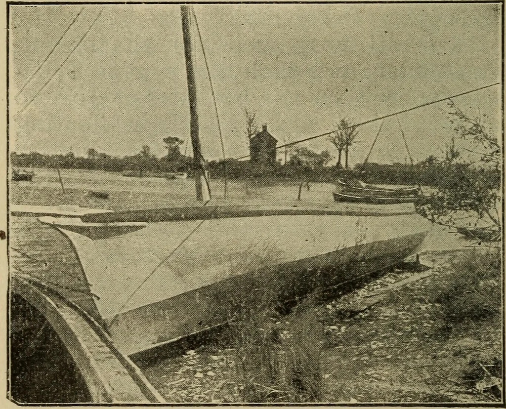 An illustration from Boat sailing in fair weather and foul, 1903, leaf 97
