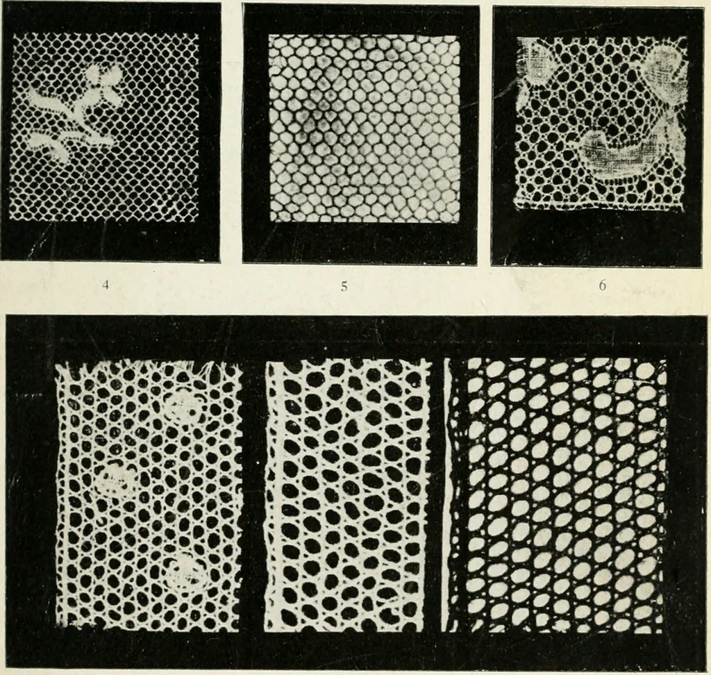 An illustration from Bobbins of Belgium; a book of Belgian lace, lace-workers, lace-schools and lace-villages, 1920, leaf 10