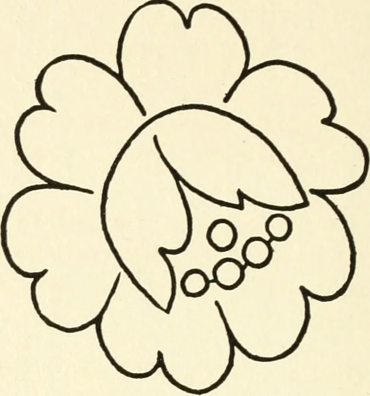 An illustration from Bobbins of Belgium; a book of Belgian lace, lace-workers, lace-schools and lace-villages, 1920, leaf 333