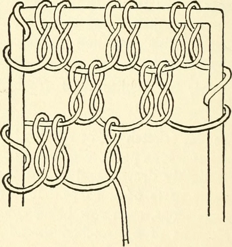 An illustration from Bobbins of Belgium; a book of Belgian lace, lace-workers, lace-schools and lace-villages, 1920, leaf 337