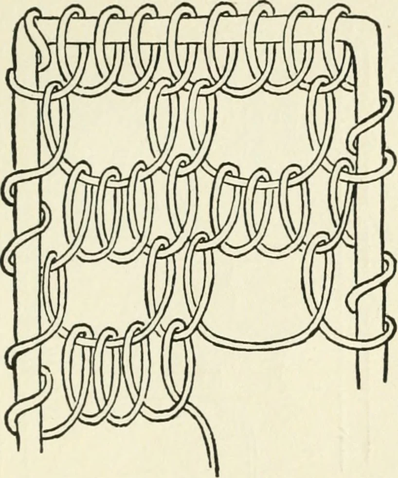 An illustration from Bobbins of Belgium; a book of Belgian lace, lace-workers, lace-schools and lace-villages, 1920, leaf 338