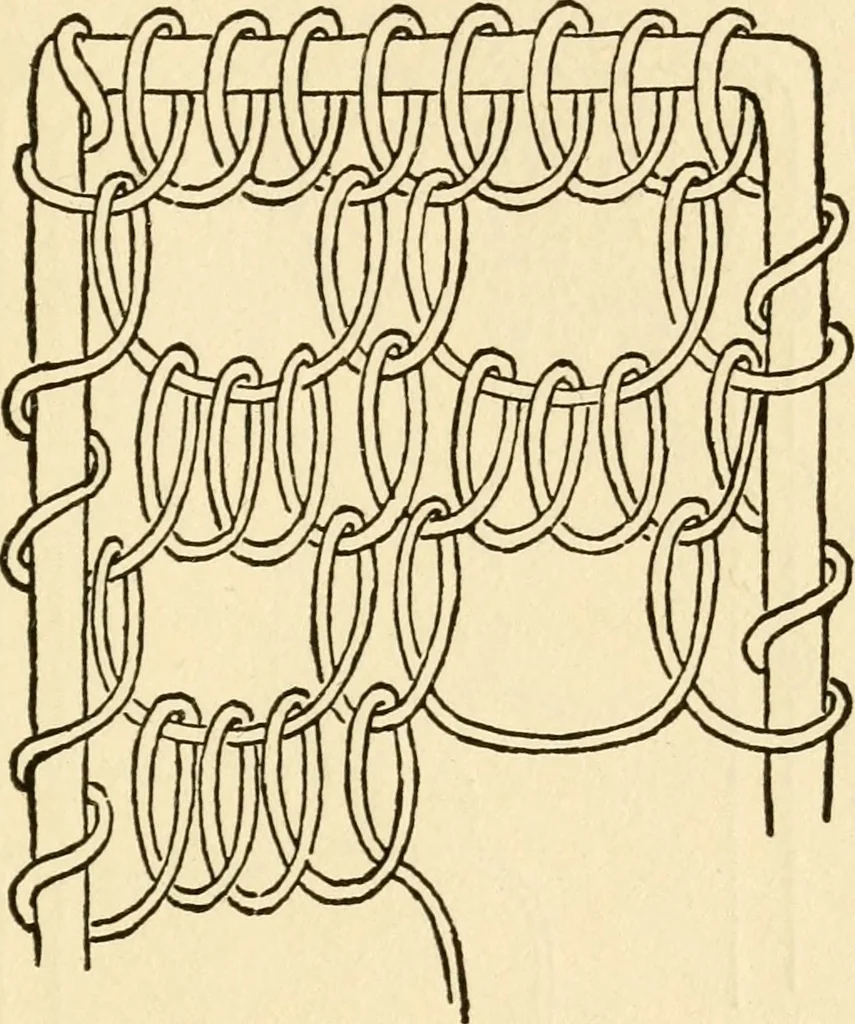 An illustration from Bobbins of Belgium; a book of Belgian lace, lace-workers, lace-schools and lace-villages, 1920, leaf 332
