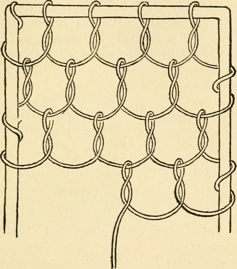 An illustration from Bobbins of Belgium; a book of Belgian lace, lace-workers, lace-schools and lace-villages, 1920, leaf 334