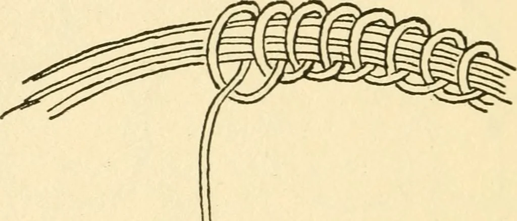 An illustration from Bobbins of Belgium; a book of Belgian lace, lace-workers, lace-schools and lace-villages, 1920, leaf 335