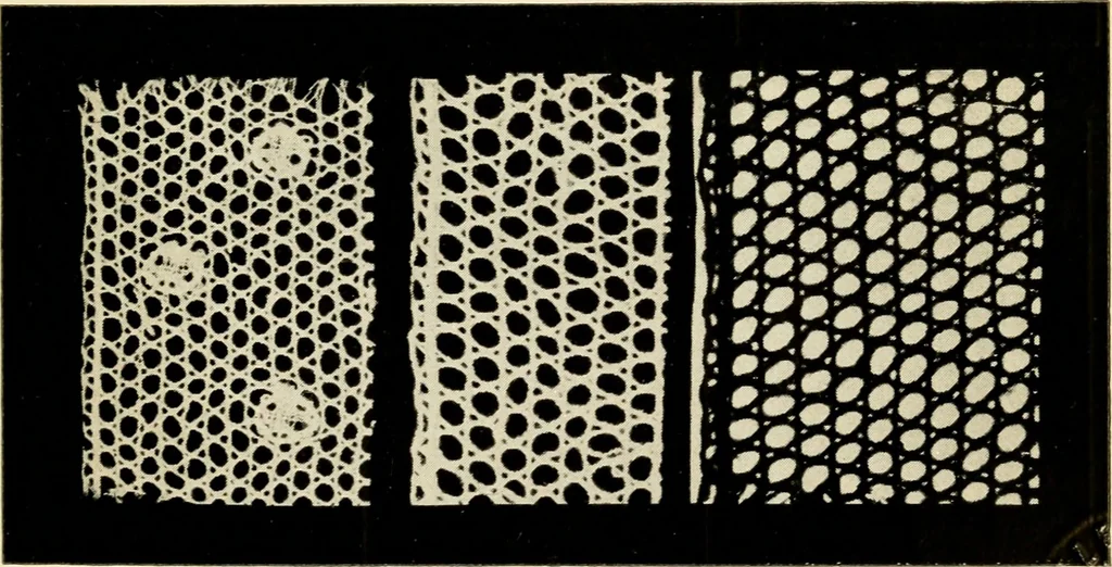 An illustration from Bobbins of Belgium; a book of Belgian lace, lace-workers, lace-schools and lace-villages, 1920, leaf 96