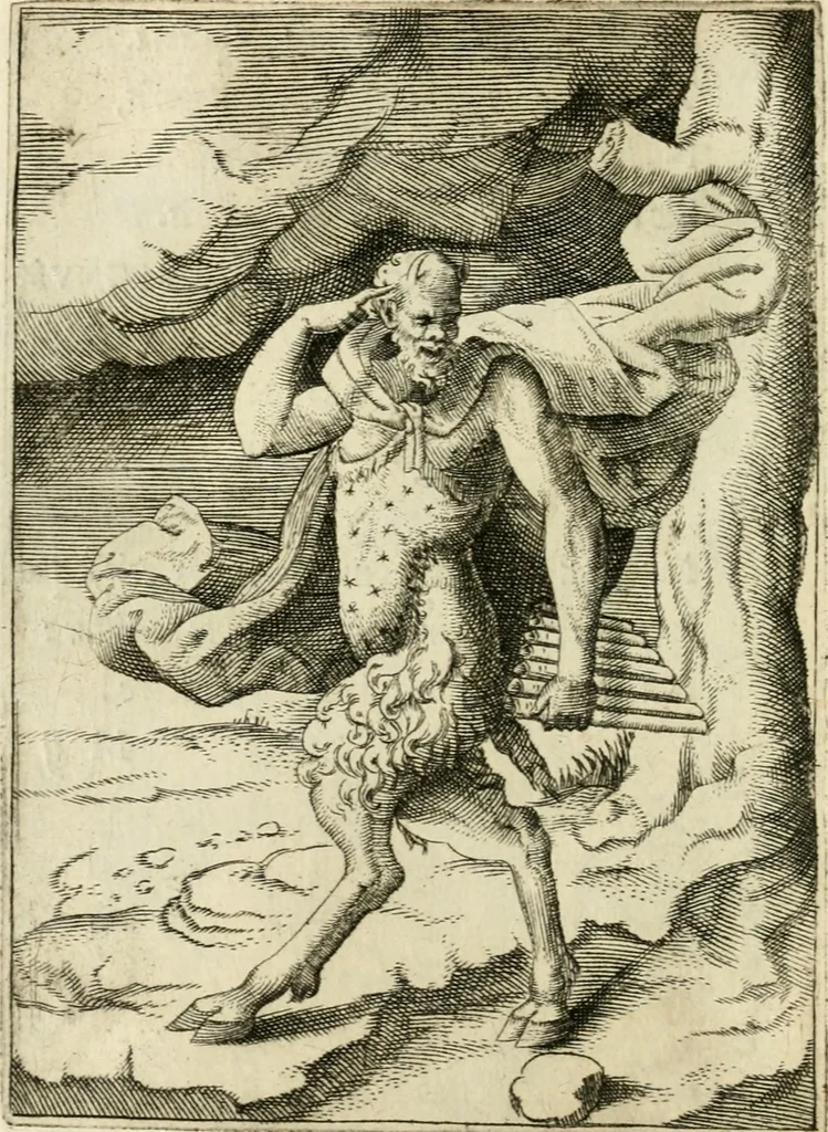 An illustration from Achillis Bocchii Bonon. Symbolicarvm quaestionvm de vniverso genere qvas serio lvdebat libri qvinqve, 1555, leaf 115