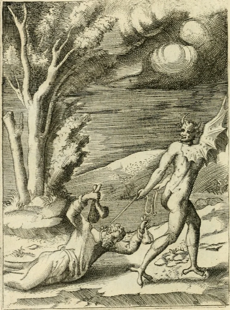 An illustration from Achillis Bocchii Bonon. Symbolicarvm quaestionvm de vniverso genere qvas serio lvdebat libri qvinqve, 1555, leaf 119