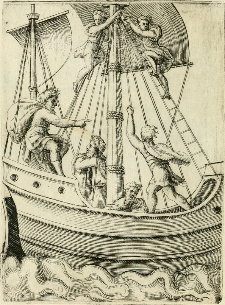 An illustration from Achillis Bocchii Bonon. Symbolicarvm quaestionvm de vniverso genere qvas serio lvdebat libri qvinqve, 1555, leaf 175